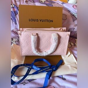 Small pink satchel new